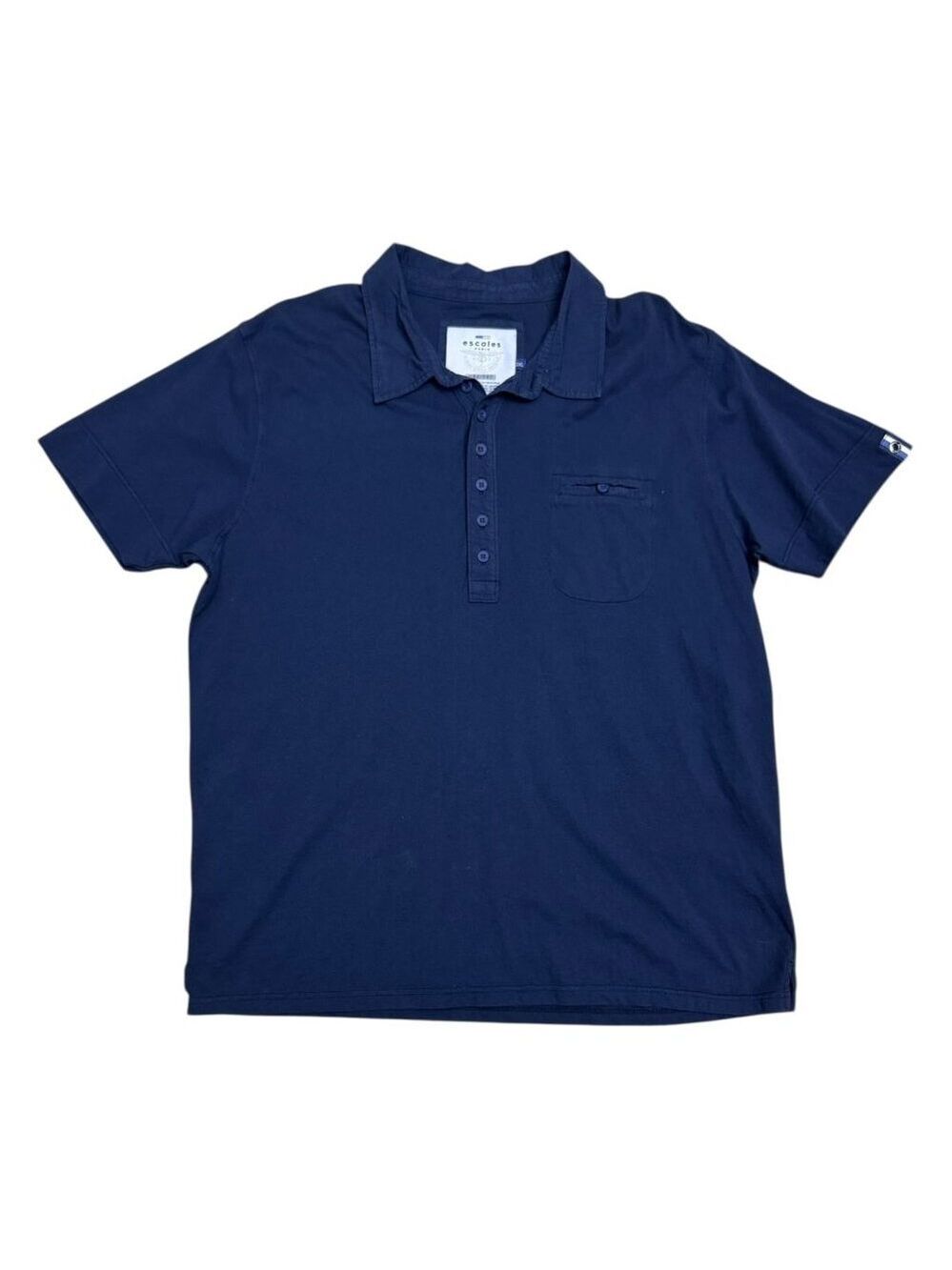 ESCALES PARIS Limited 86 of 360 Luxury Designer Casual Polo Golf Tee Shirt XL